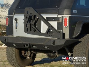 Jeep Wrangler JK Tire Carrier - Black - (ADD ON FOR RS-10 & 11) Jeep Wrangler JK Tire Carrier - Black - (ADD ON FOR RS-10 & 11)